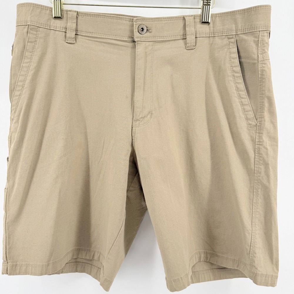 Weatherproof Shorts Mens 36 Khaki 10" Stretch Khaki Outoor Performance